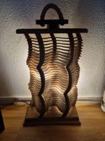 Holz Lampe / Tischlampe,  ein Hingucker!