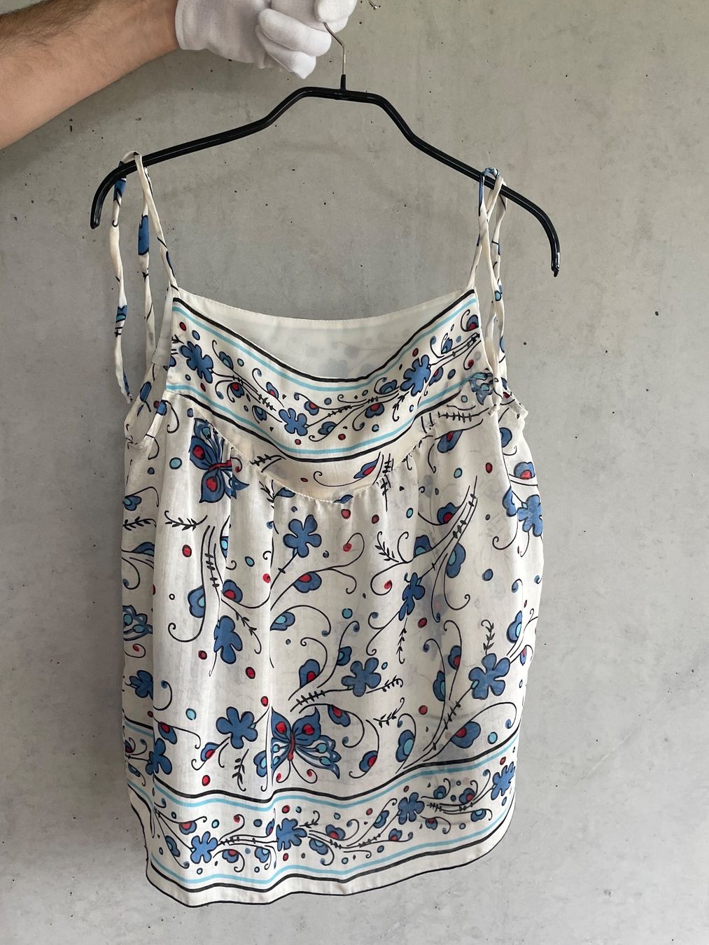 Top: Anna Sui - Träger-Top - Gr. US 4/CH ca. 36 – Usato da Allmendingen b. BE venduto da Revilo17 1