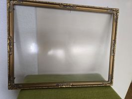 Holzrahmen mit Glasabdeckung 44cm x 34 cm