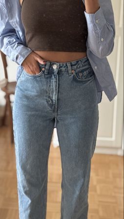Weekday Rowe Extra High Straight Jeans Gr. 25/30