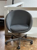 Grauer Drehstuhl/Bürostuhl, Stoffbezug, Top Zustand!