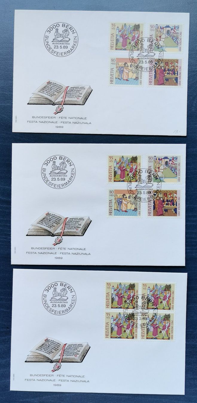 Alle Briefmarken: FDC PP 1989 – Neu (gemäss Beschreibung) aus Aadorf von Chnorli-Furz