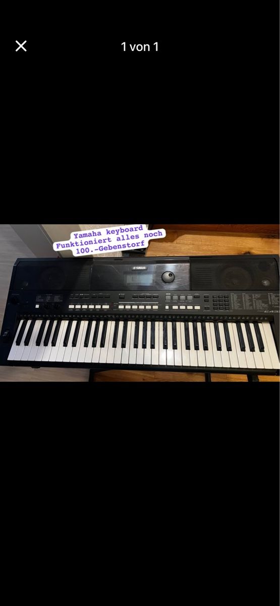 Yamaha Instruments de musique: Keyboard – D'occasion à Gebenstorf par HillsongUnited
