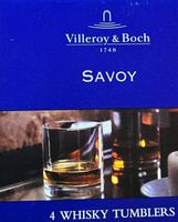 Villeroy & Boch 4 Gläser für WHISKY NEU