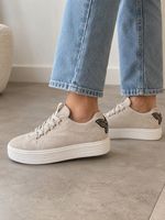 Walder 1874 Beige Plateau Sneakers, Size 40