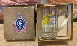 1953 Mini Bierglas QUEEN ELIZABETH II Krönung England London