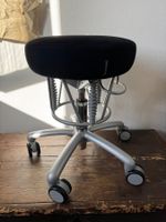 Hocker | Haider Bio Swing - Mikrofaserbezug - Farbe Schwarz