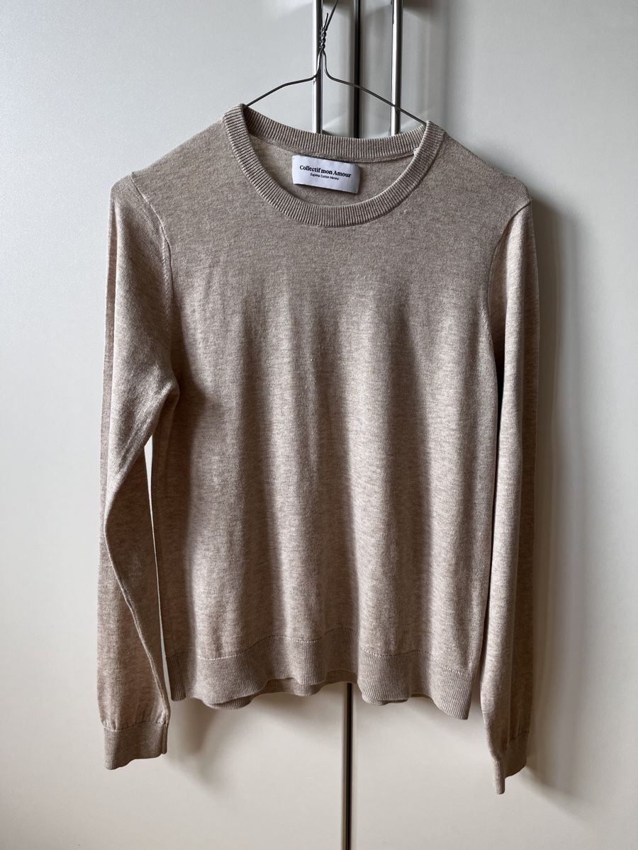Collectif Mon Amour Maglioni & Felpe: Pullover Collectif mon Amour beige Grösse S – Usato da Zürich venduto da Kleanthy