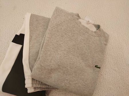 NUOVA Completo tuta lacoste taglia S