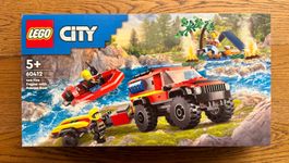 Lego City 60412 Feuerwehrgeländewagen mit Rettungsboot