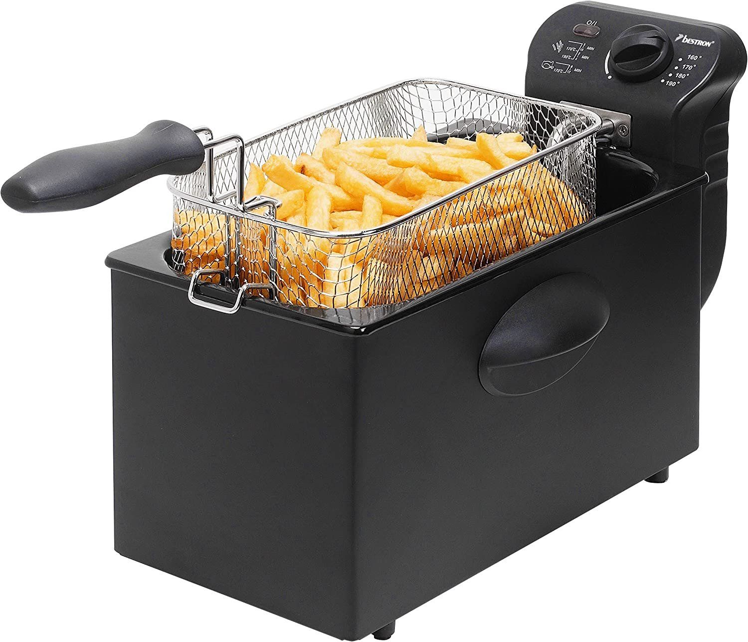 Elettrodomestici da cucina: Fritteuse 3,5 Liter, 2000 Watt schwarz Pommes usw – Nuovo e nell'imballaggio originale da Hundwil venduto da Stallone6