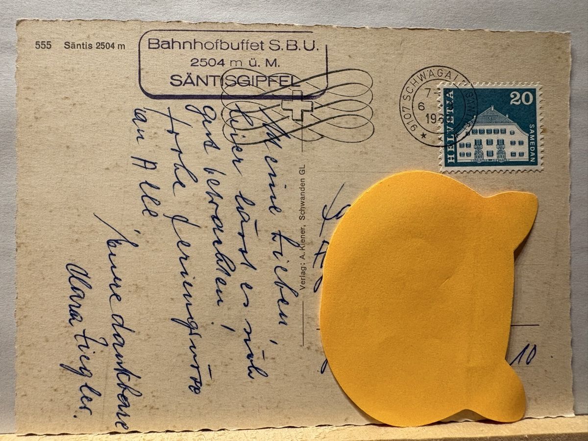 Cartoline postali: AK von Säntis – Usato da Rümlang venduto da Kartenpost1 1