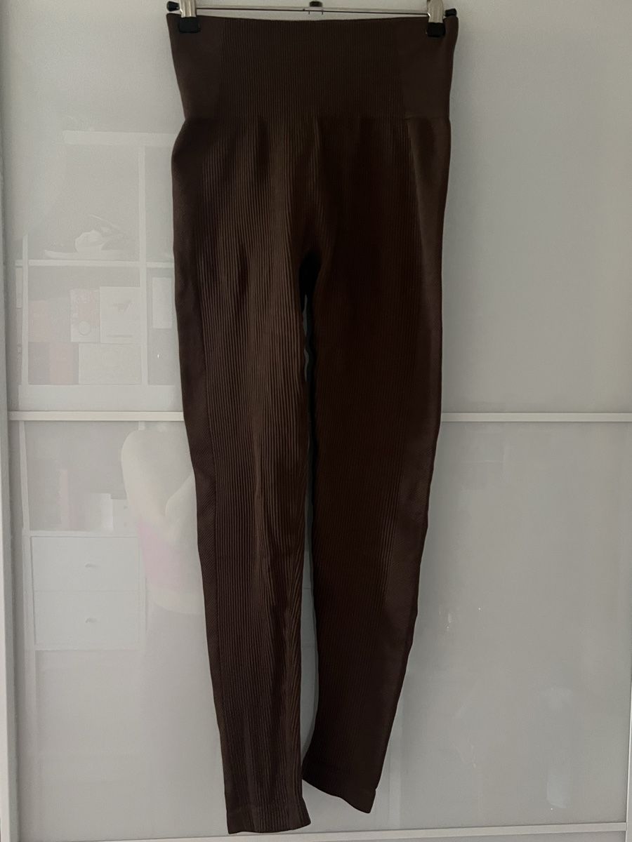 Leggings: Leggings braun mit scrunch Grösse S/M – Neu (gemäss Beschreibung) aus Hochdorf von lor_dk57 1