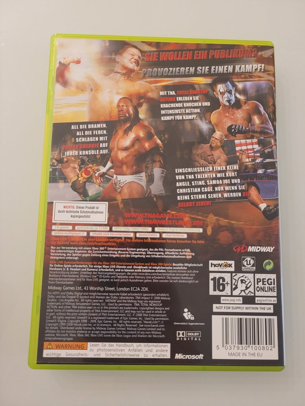 Giochi: TNA Impact! (XBox 360) – Usato da Uezwil venduto da -Retrogames- 2