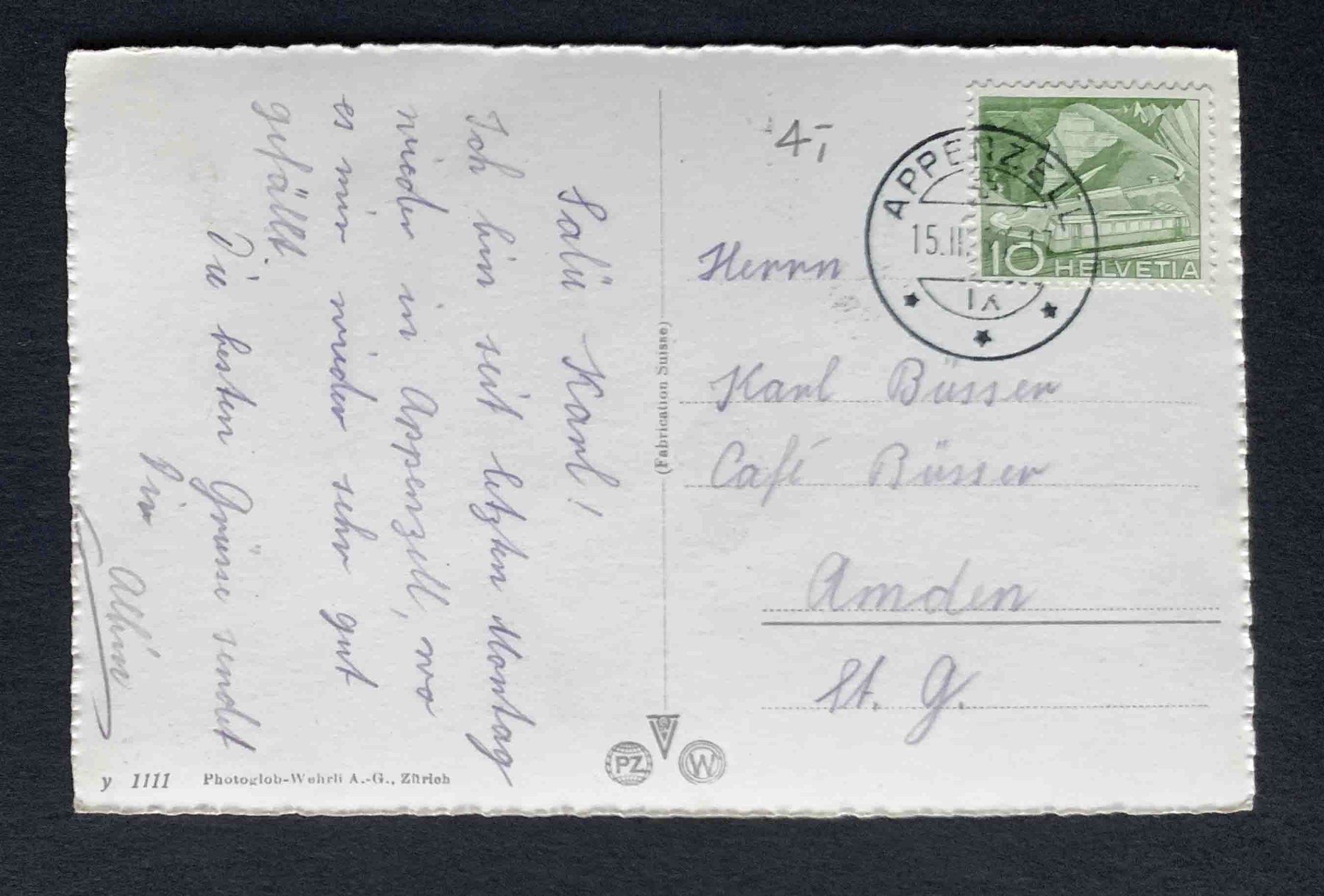 Cartes postales: AK Appenzell Rathausplatz – D'occasion à Goldau par artelier1 1