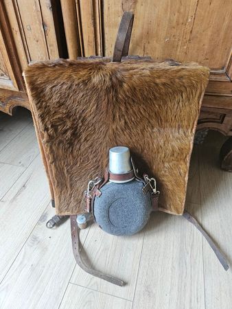 sac militaire suisse peau de vache Kloster 1955