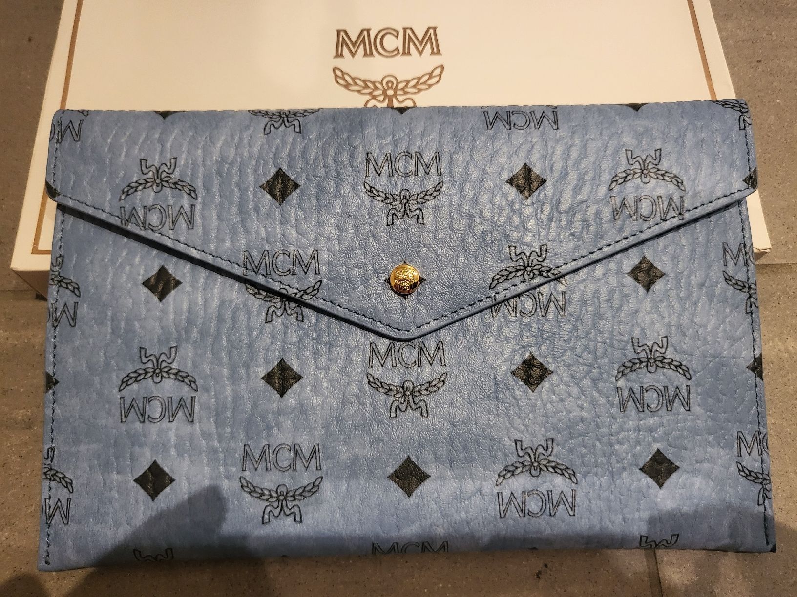 Mcm Borse: NEUE MCM Visetos Monogram Pouch – Nuovo e nell'imballaggio originale da Hellbühl venduto da d.d.d.125