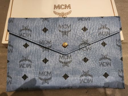 NEUE MCM Visetos Monogram Pouch
