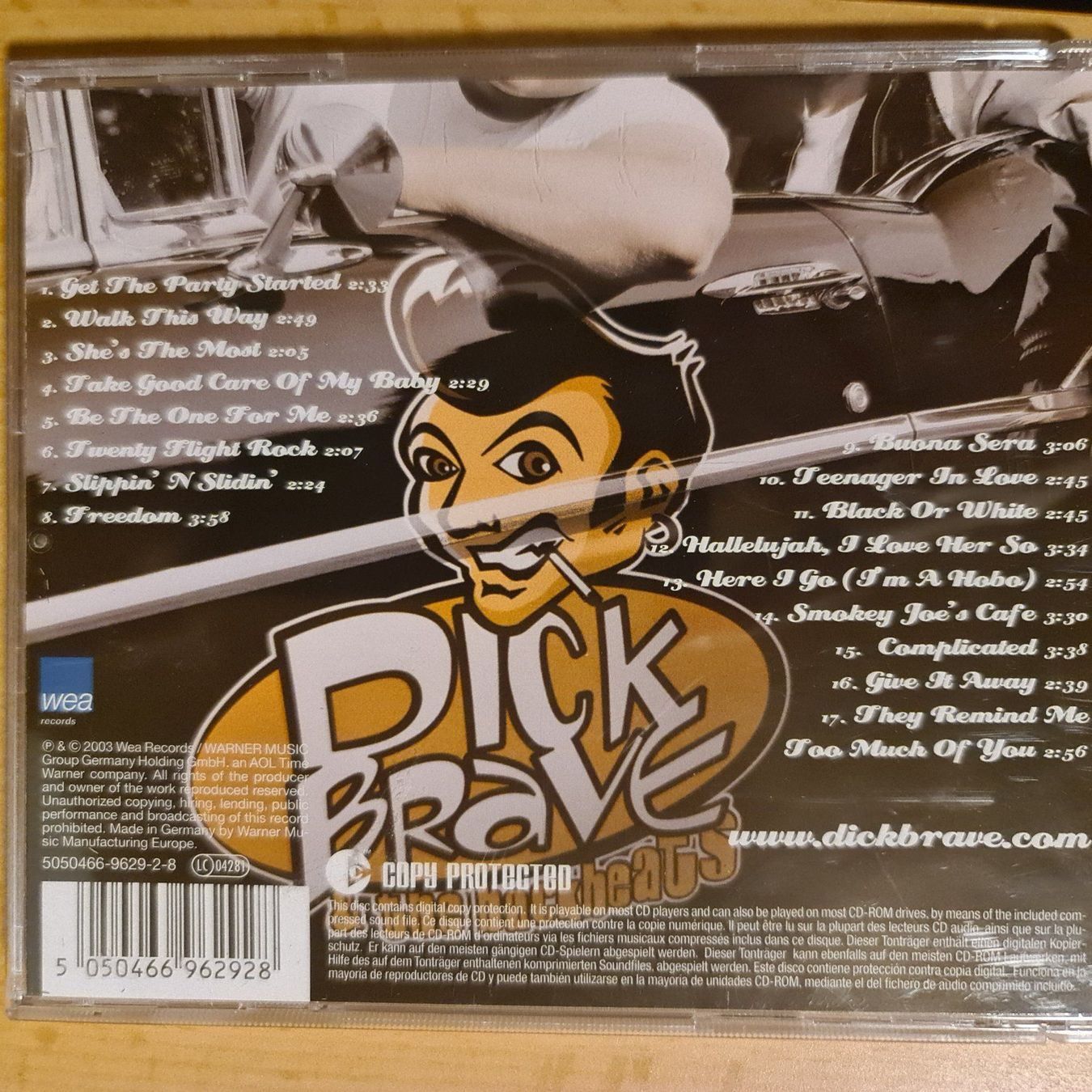 CD: Dick Brave & the backbeats – Usato da Dintikon venduto da Vexi 1