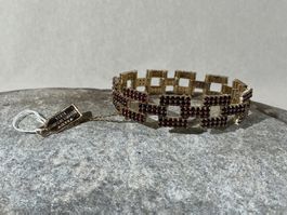 BÖHMISCHER GRANATSCHMUCK Armband
