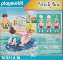 PLAYMOBIL FAMILY FUN 70112 BAGNANTE CON CANOTTO new