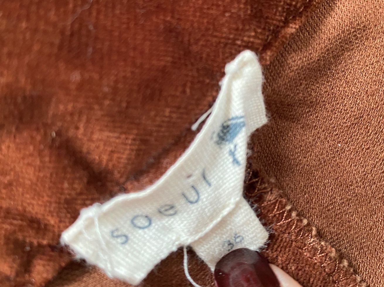 Soeur Pantaloni: SOEUR Paris Designer Samthose Cropped Mod. Chloé – Usato da Besazio venduto da lionheart63 4