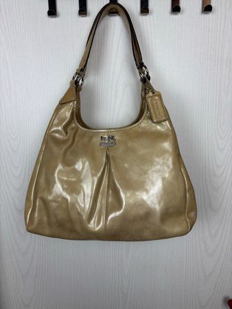 Coach Patent Leather Shoulder Bag
