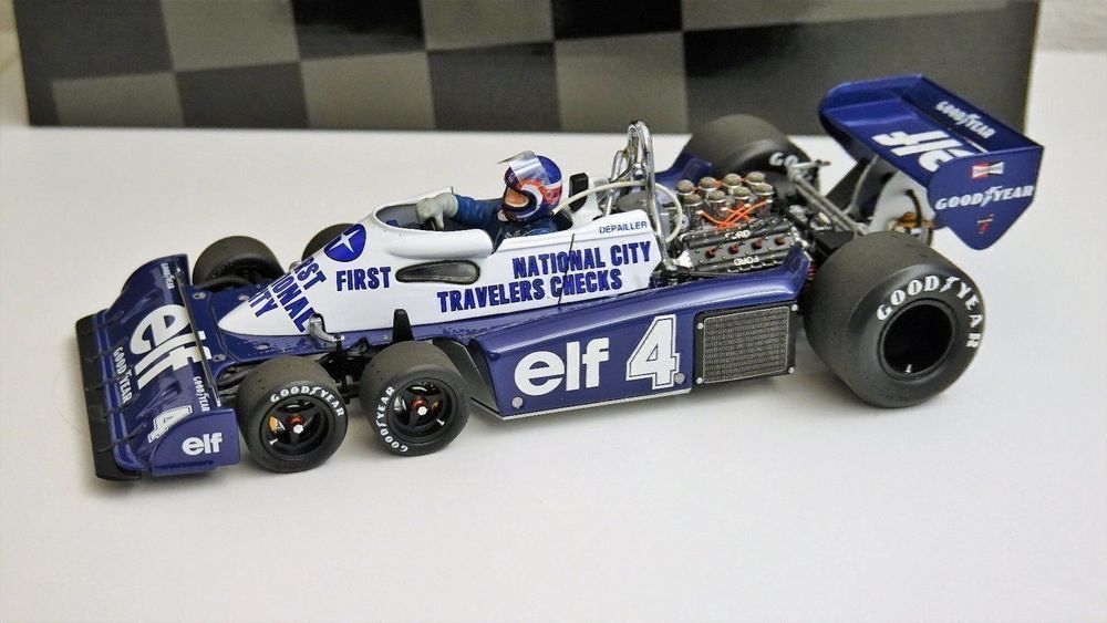 Tyrrell P34 Ford Patrick Depailler F1 1977 Exoto 1:18 | Acheter 