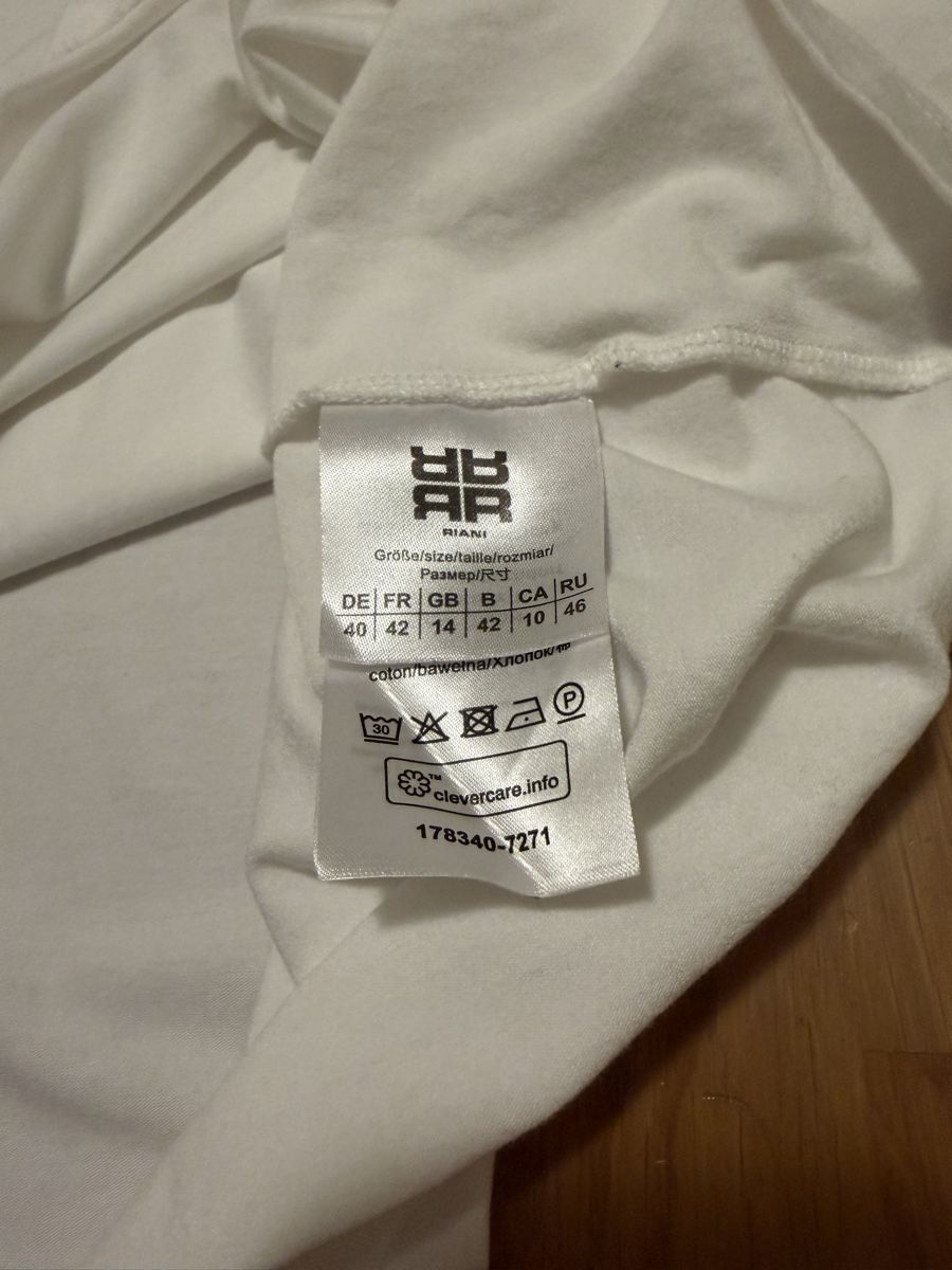 Riani T-shirt: T-Shirt RIANI weiss Grösse 40. – Usato da Adliswil venduto da StephanieAnnina 7