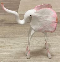 Dekofigur Elefant weiss rosa Handarbeit