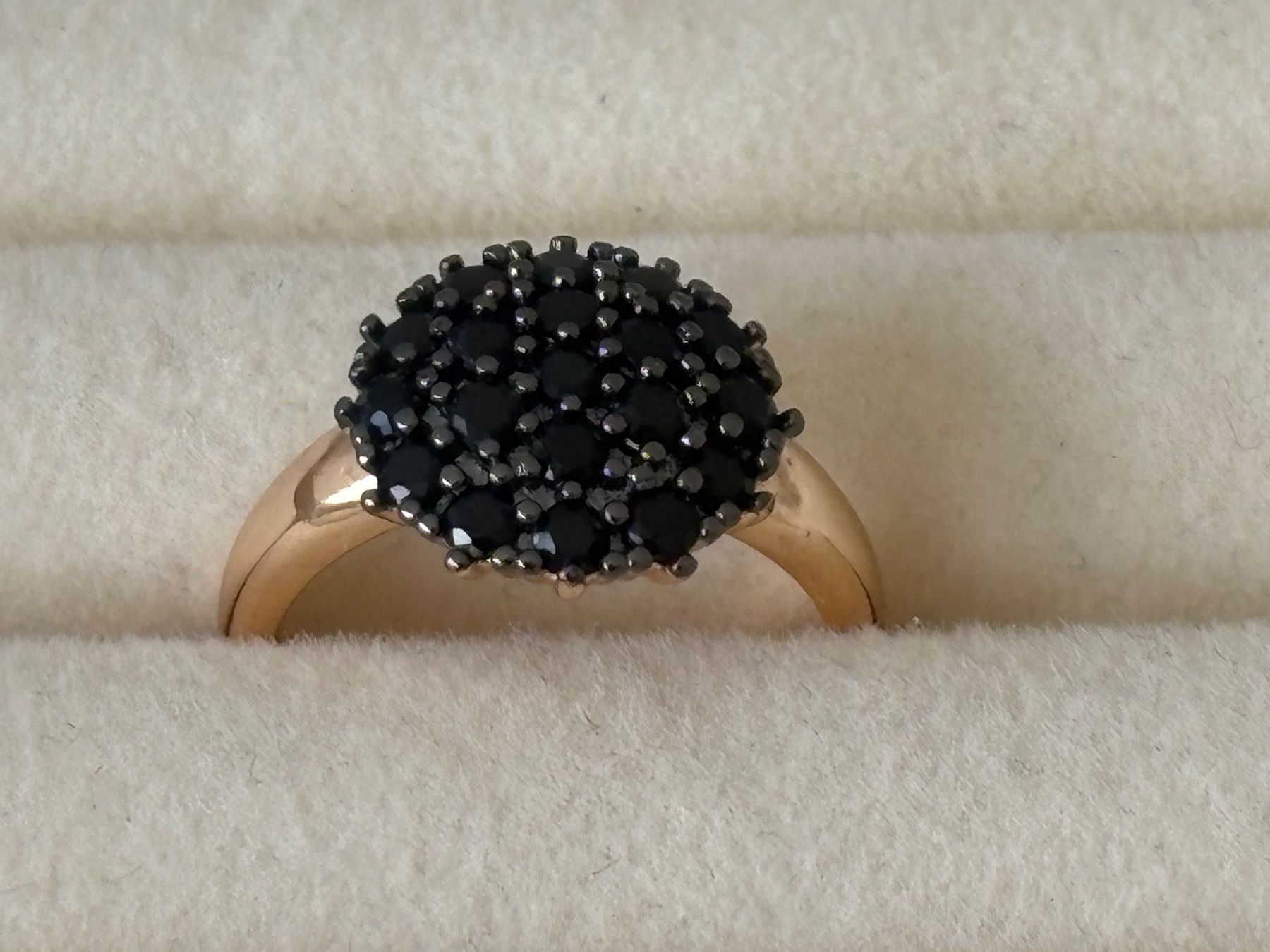 Anelli: Luxus Elegante Gr.18:8 Ring Rosefarben schwarz – Nuovo (secondo la descrizione) da Biel-Bienne venduto da Roserosse13 1