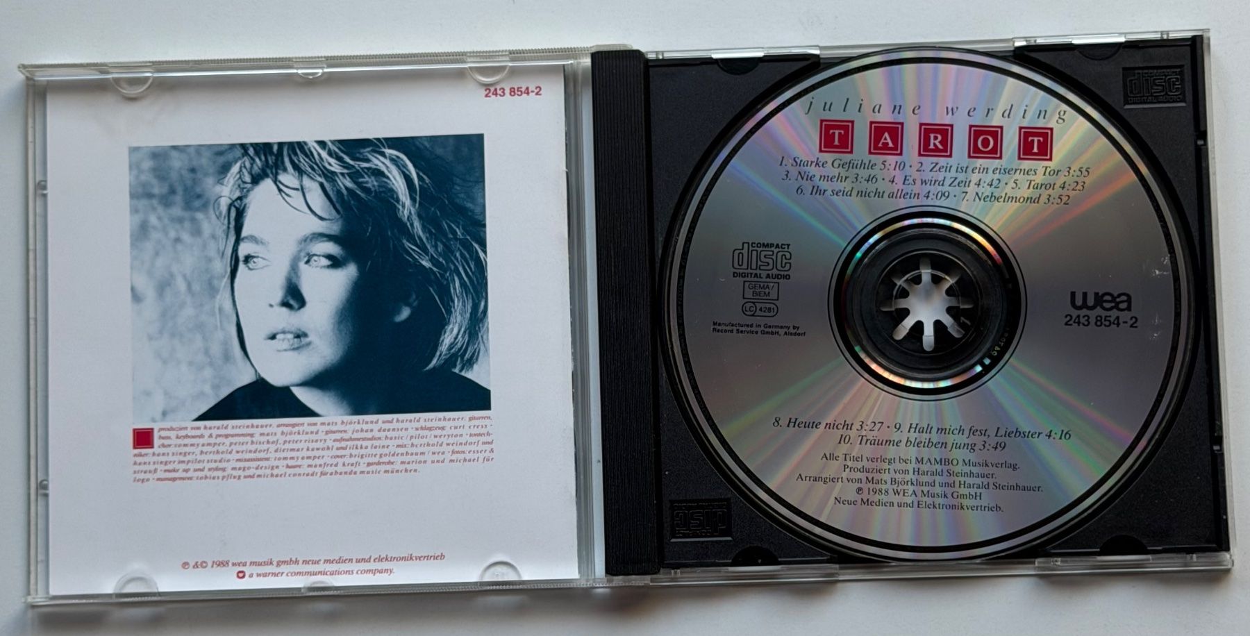 CD: Juliane Werding / Tarot – Usato da Näfels venduto da rottabi 2