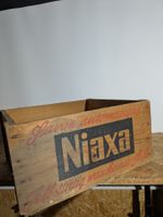 Vintage NIAXA Holzkiste Waschmittel Retro Deko Kiste