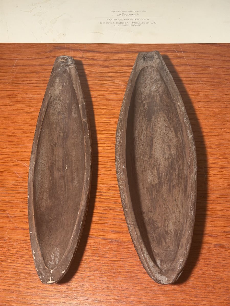 Tutte le decorazioni: Antique Rustic Wooden Dough Bowls - Primitive – Usato da Lausanne venduto da vas_mbk2 3