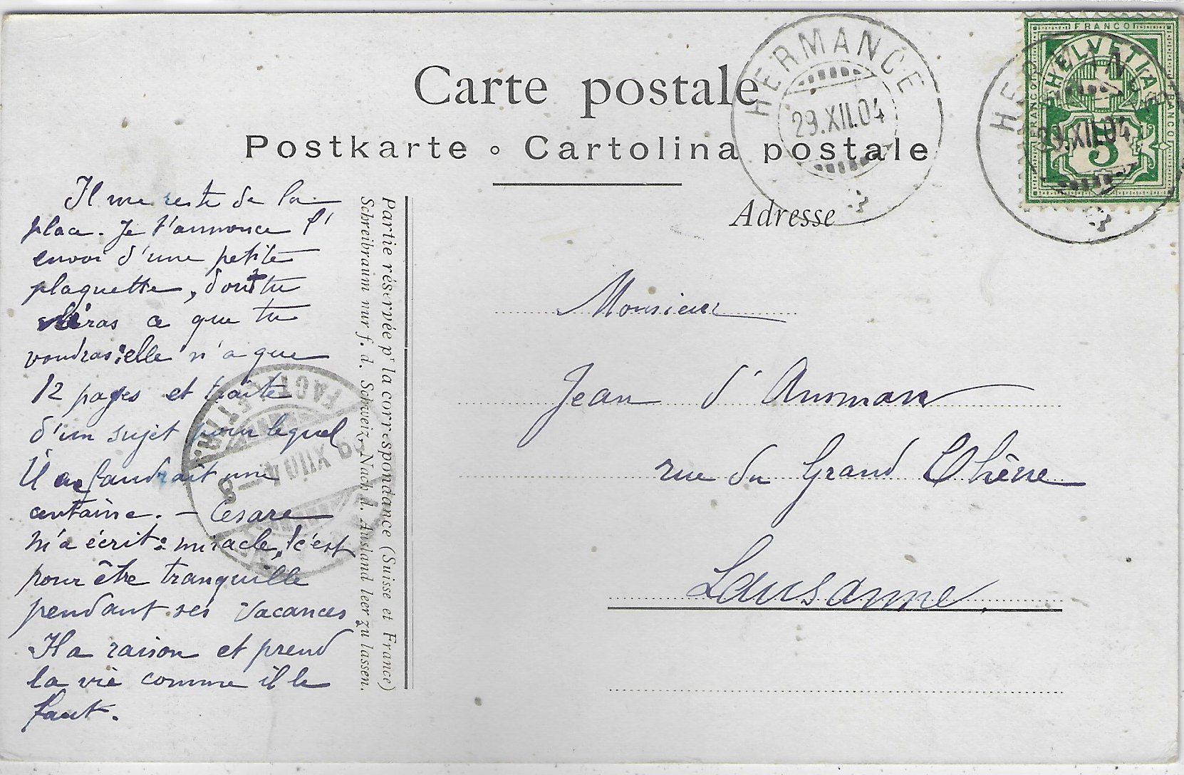 Cartoline postali: Geneve - La Cathedrale de Saint-Pierre – Usato da Ettingen venduto da Kartenplanet 1
