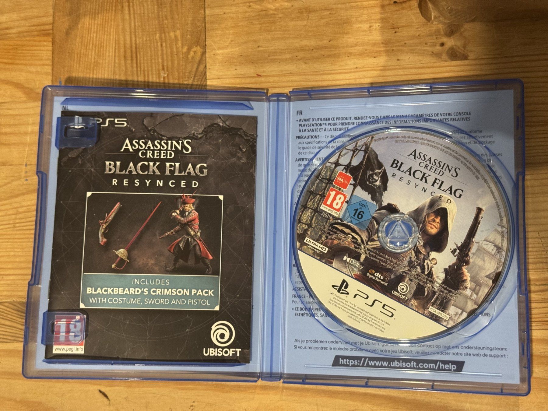 Spiele: Assassin’s Creed Black Flag Resynced PS5 + code bonus – Gebraucht aus Mont-sur-Lausanne von str_m8rg 1