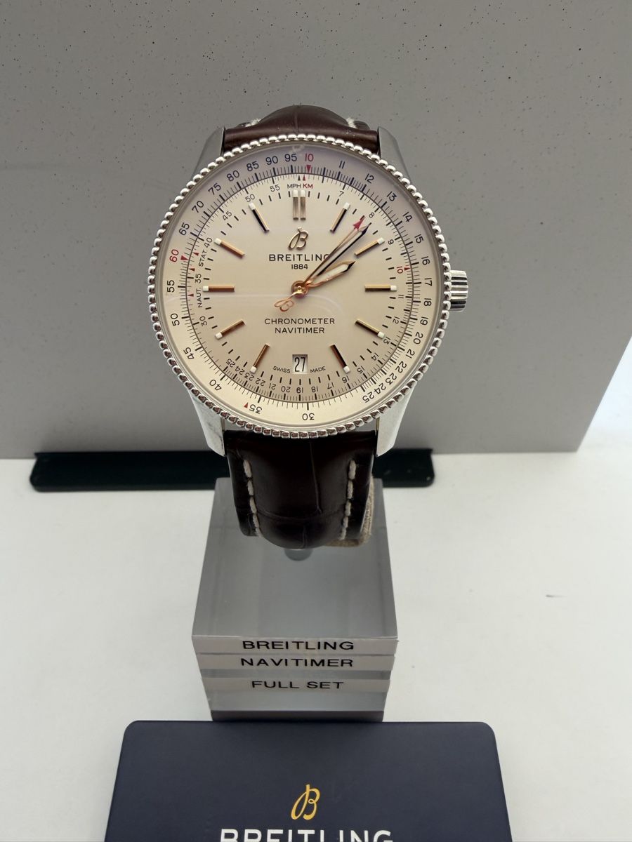 Breitling Uhren: Montre Breitling Navitimer 41 automatique, full set – Neu (gemäss Beschreibung) aus Crans VS von horlogerie-langel 6