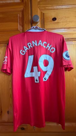 Manchester United Garnacho 49 saison 2022/2023 home L