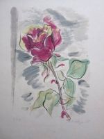 WULLSCHLEGER HANS LITHOGRAPHIE SIGNIERT NUMMERIERT 3/24