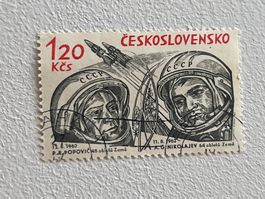 Cosmo und Space Theme Briefmarke