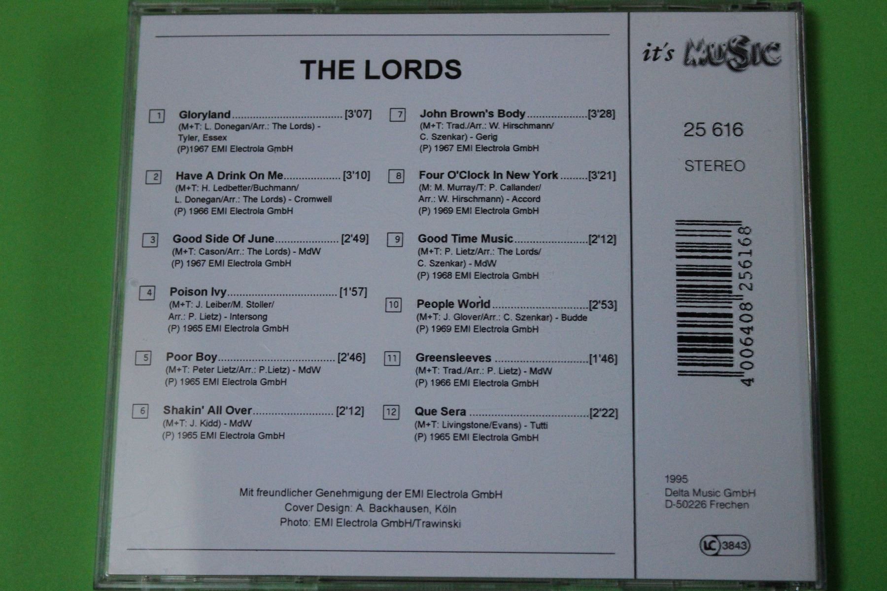 CD: THE LORDS ("German Beatles") - THE LORDS CD – Usato da Tübach venduto da JamesStone 1