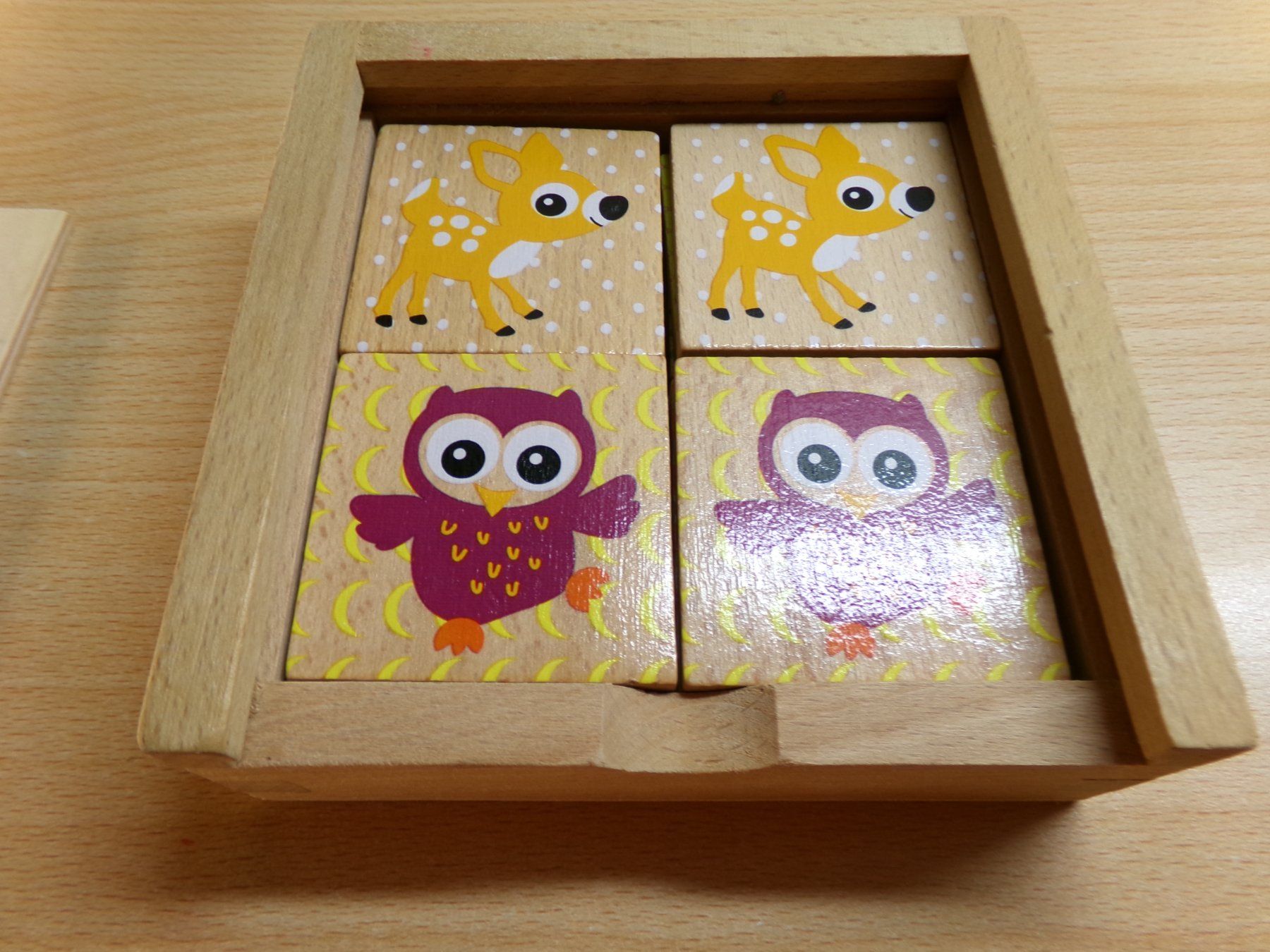 Spiele: Memory mit Tiermotiven aus Holz – Gebraucht aus Hombrechtikon von Se9 7