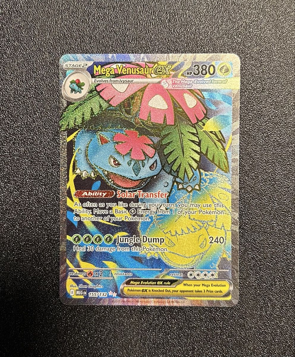 Pokémon Carte collezionabili: Mega Venusaur ex - MEG 155/132 EN – Nuovo (secondo la descrizione) da Diepoldsau venduto da Swiss.CLT