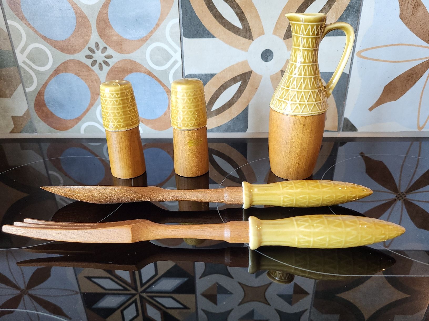 Set di posate: Ensemble à salade scandinave de 1967 – Usato da Vevey venduto da oldiz 9