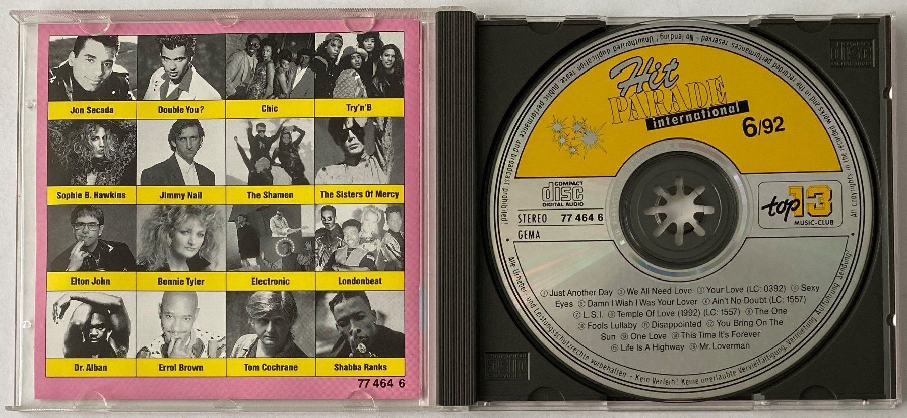 CDs: Hit Parade International 6/92 – Gebraucht aus Flums von Asquillo 2