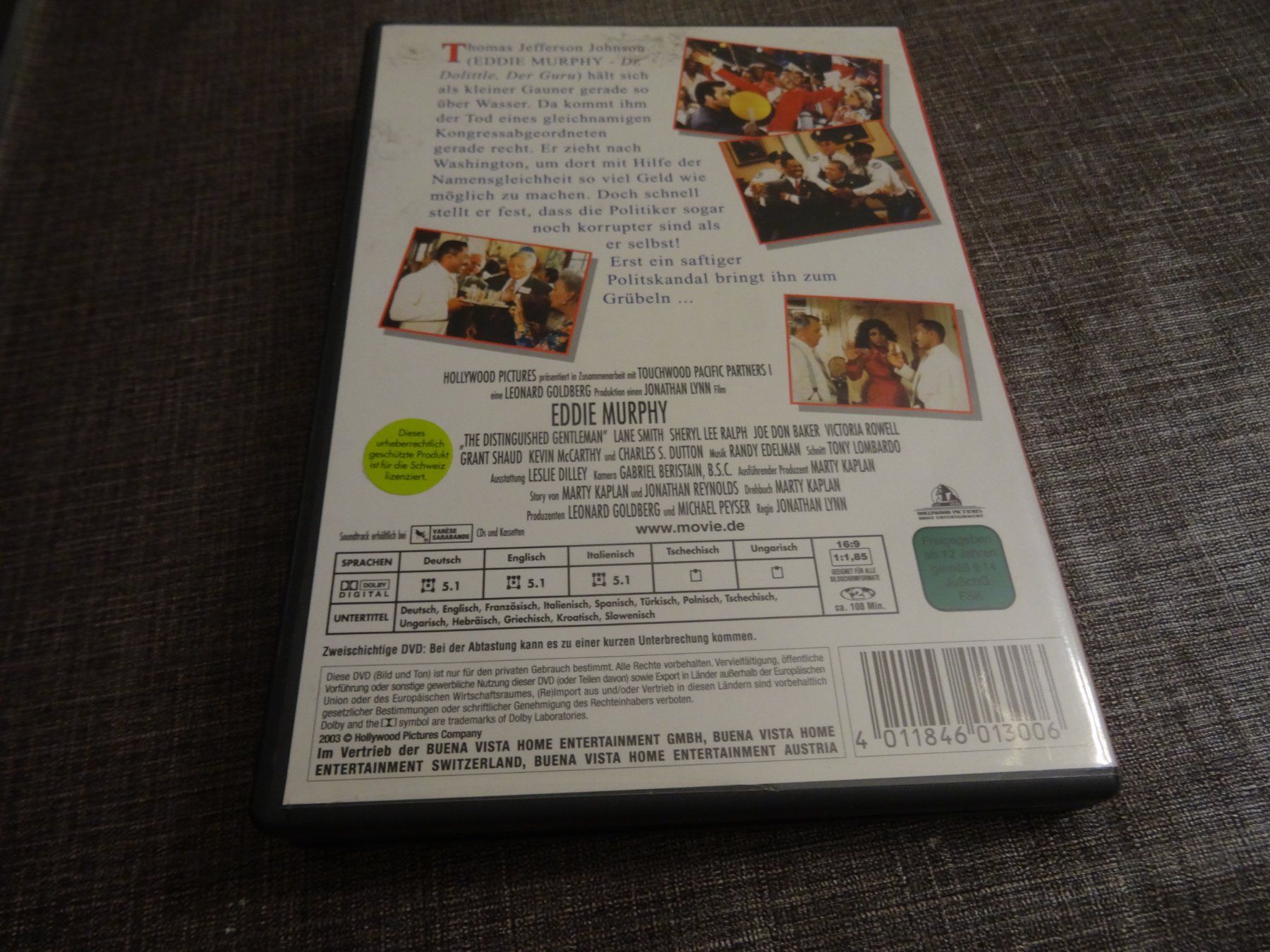 Tutti i DVDs: Eddie Murphy: Ein Ehrenwerter Gentleman DVD – Usato da Olten venduto da Disc-Verkauf 2