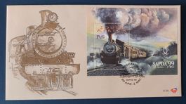 Eisenbahn FDC Südafrika 1999 SPADA