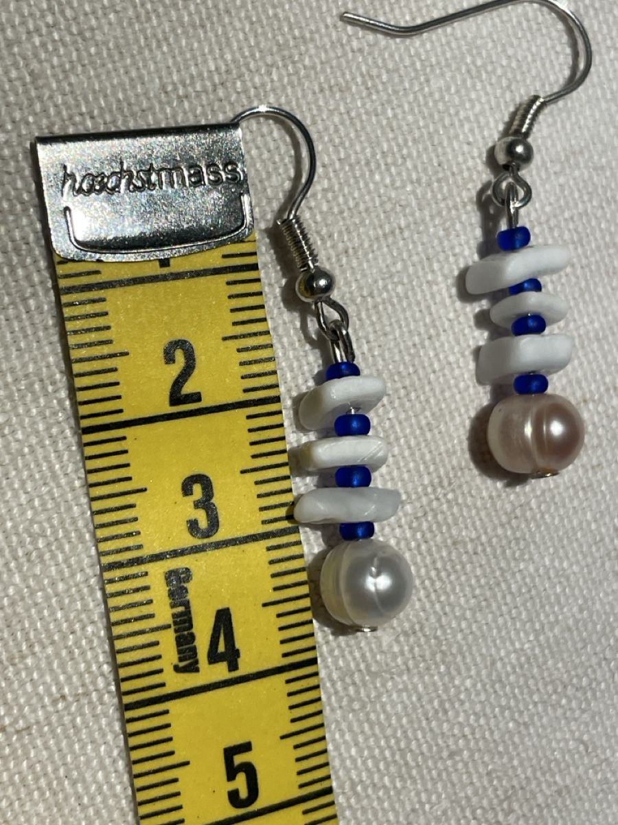 Orecchini pendenti & Orecchini a lobo: ALLES RAUS Ohrringe Perlen handgemacht – Nuovo (secondo la descrizione) da Kloten venduto da simones.thriftshop 2