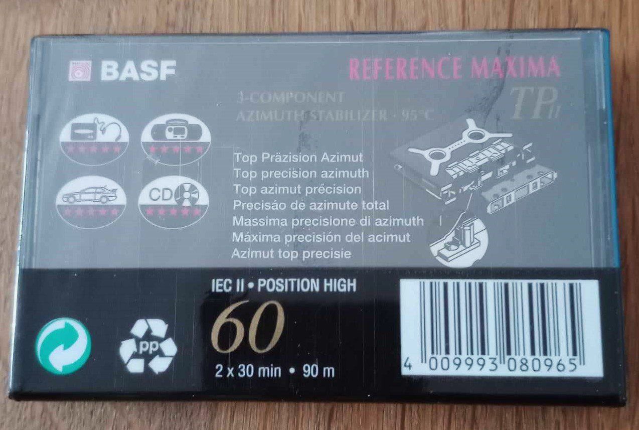 Kompaktkassetten: BASF - Reference Maxima C-60 / cassette scellée – Gebraucht aus Le Locle von  1