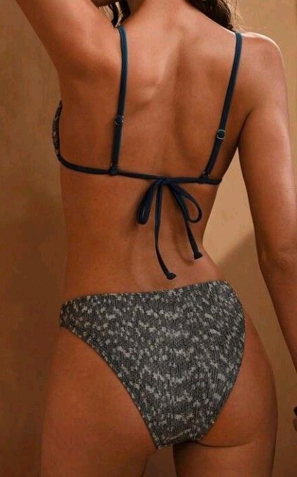 Costumi da bagno & Bikini: Bikini Set Gr. M,  Türkis-Grau-Weiss, NEU! – Nuovo e nell'imballaggio originale da Oberhofen TG venduto da tryxta 1